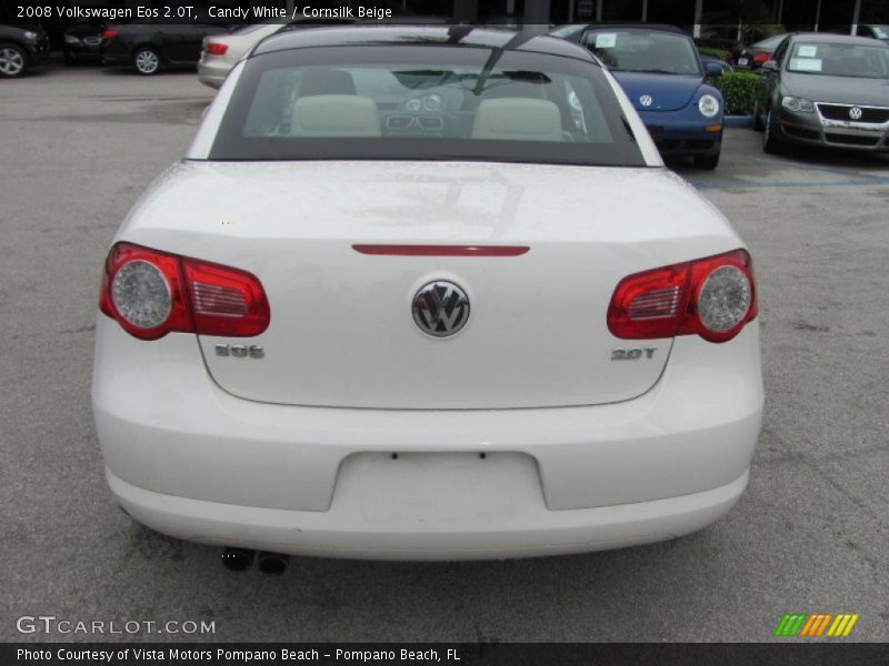 Candy White / Cornsilk Beige 2008 Volkswagen Eos 2.0T