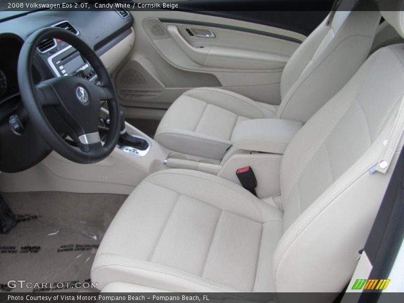 Candy White / Cornsilk Beige 2008 Volkswagen Eos 2.0T
