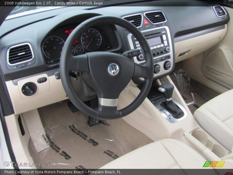 Candy White / Cornsilk Beige 2008 Volkswagen Eos 2.0T