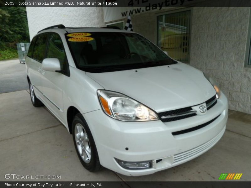 Natural White / Taupe 2005 Toyota Sienna XLE Limited AWD