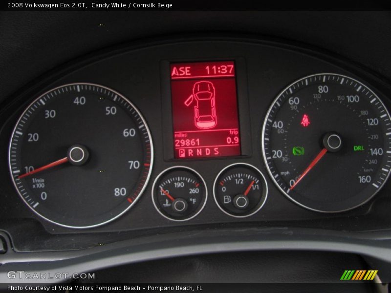 Candy White / Cornsilk Beige 2008 Volkswagen Eos 2.0T