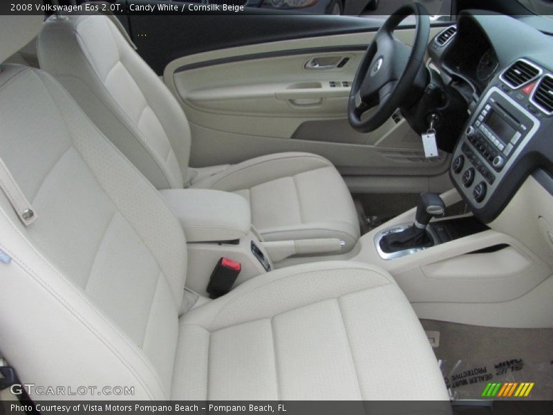Candy White / Cornsilk Beige 2008 Volkswagen Eos 2.0T