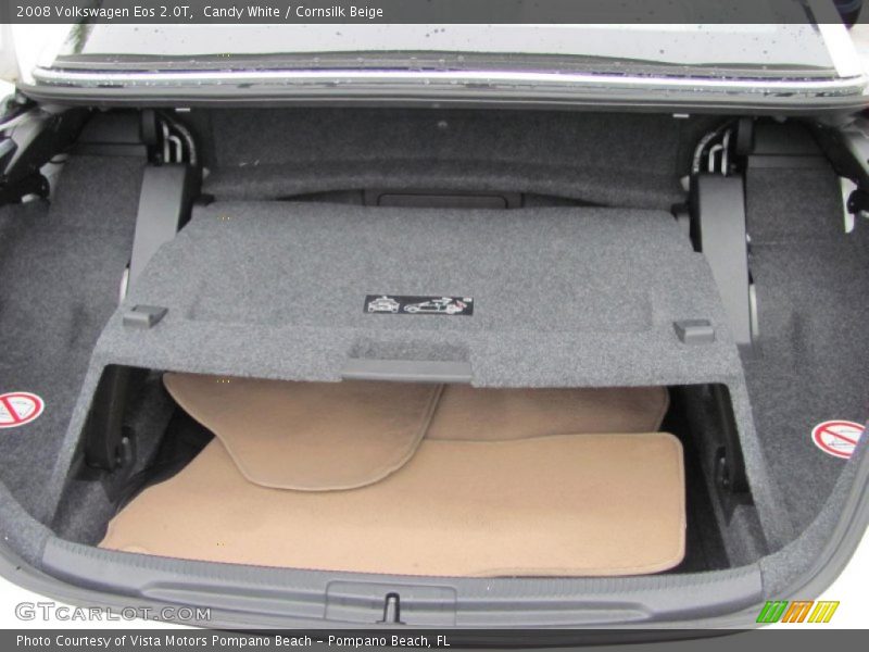 Candy White / Cornsilk Beige 2008 Volkswagen Eos 2.0T