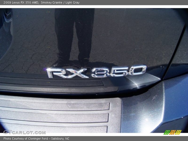 Smokey Granite / Light Gray 2009 Lexus RX 350 AWD