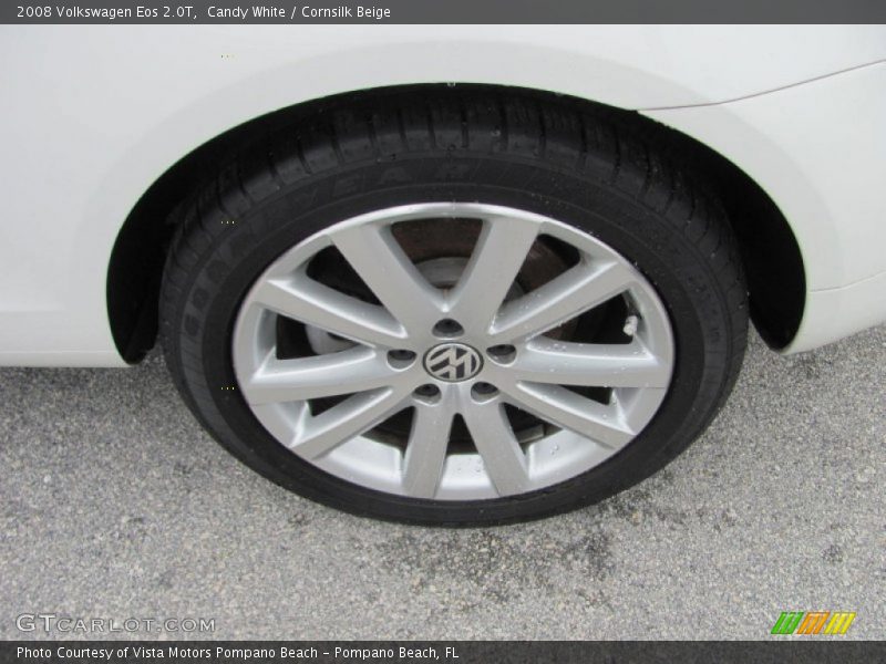 Candy White / Cornsilk Beige 2008 Volkswagen Eos 2.0T