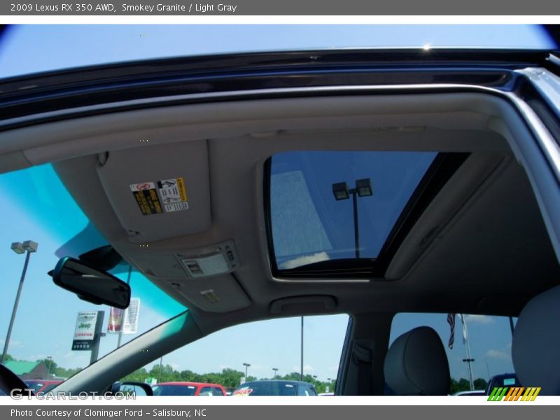 Smokey Granite / Light Gray 2009 Lexus RX 350 AWD