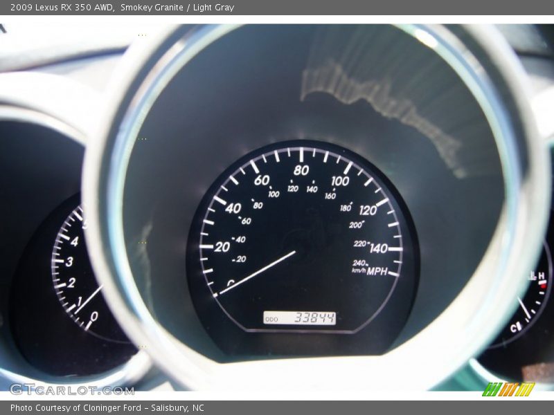 Smokey Granite / Light Gray 2009 Lexus RX 350 AWD