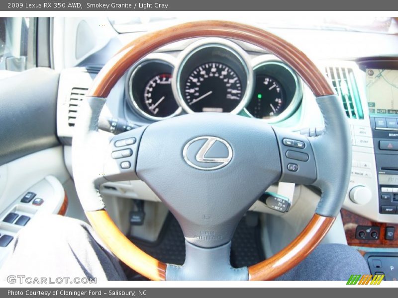 Smokey Granite / Light Gray 2009 Lexus RX 350 AWD