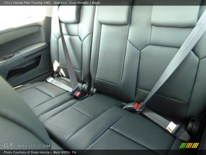 Alabaster Silver Metallic / Black 2011 Honda Pilot Touring 4WD