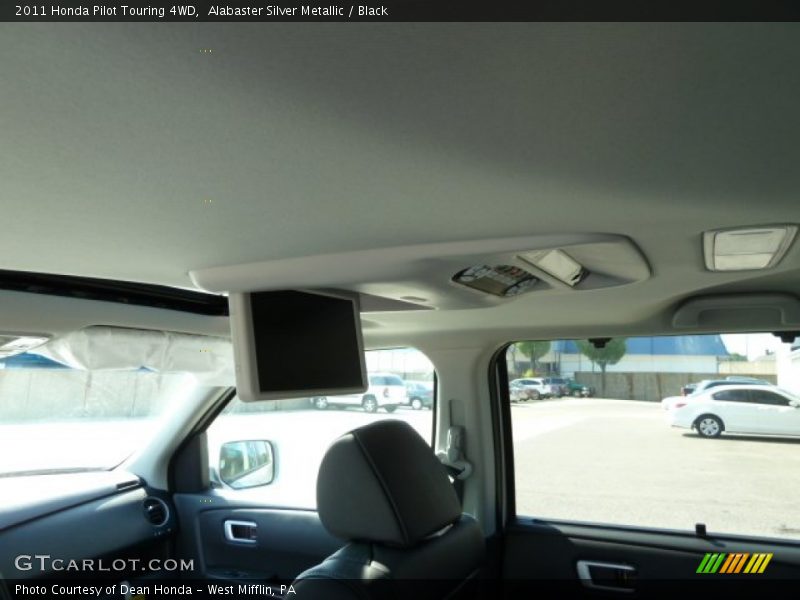 Alabaster Silver Metallic / Black 2011 Honda Pilot Touring 4WD