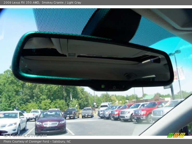 Smokey Granite / Light Gray 2009 Lexus RX 350 AWD