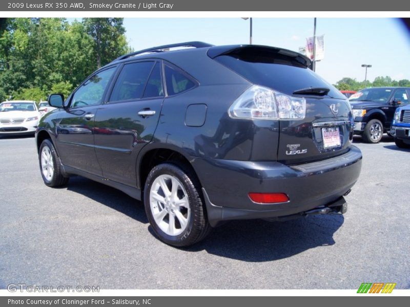 Smokey Granite / Light Gray 2009 Lexus RX 350 AWD