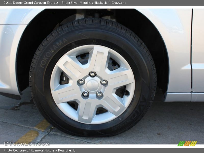 Bright Silver Metallic / Black/Light Graystone 2011 Dodge Grand Caravan Express
