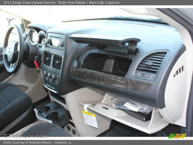 Bright Silver Metallic / Black/Light Graystone 2011 Dodge Grand Caravan Express