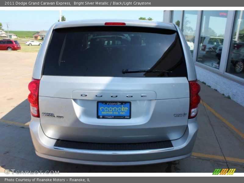 Bright Silver Metallic / Black/Light Graystone 2011 Dodge Grand Caravan Express