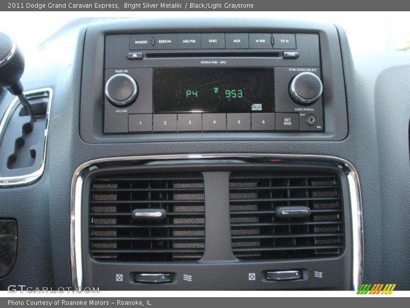 Bright Silver Metallic / Black/Light Graystone 2011 Dodge Grand Caravan Express