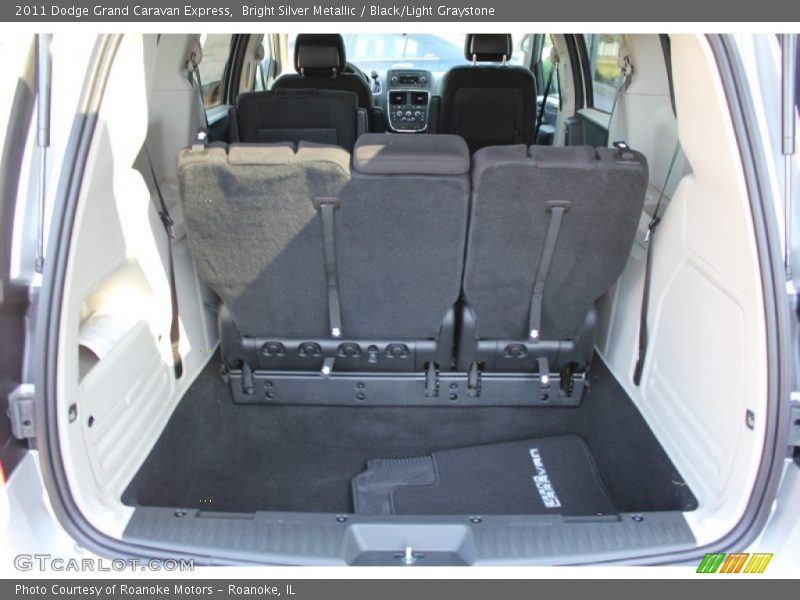 Bright Silver Metallic / Black/Light Graystone 2011 Dodge Grand Caravan Express