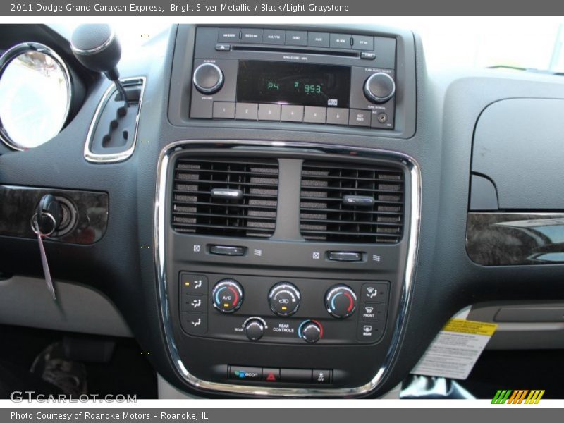 Bright Silver Metallic / Black/Light Graystone 2011 Dodge Grand Caravan Express
