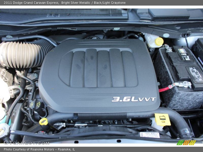 Bright Silver Metallic / Black/Light Graystone 2011 Dodge Grand Caravan Express