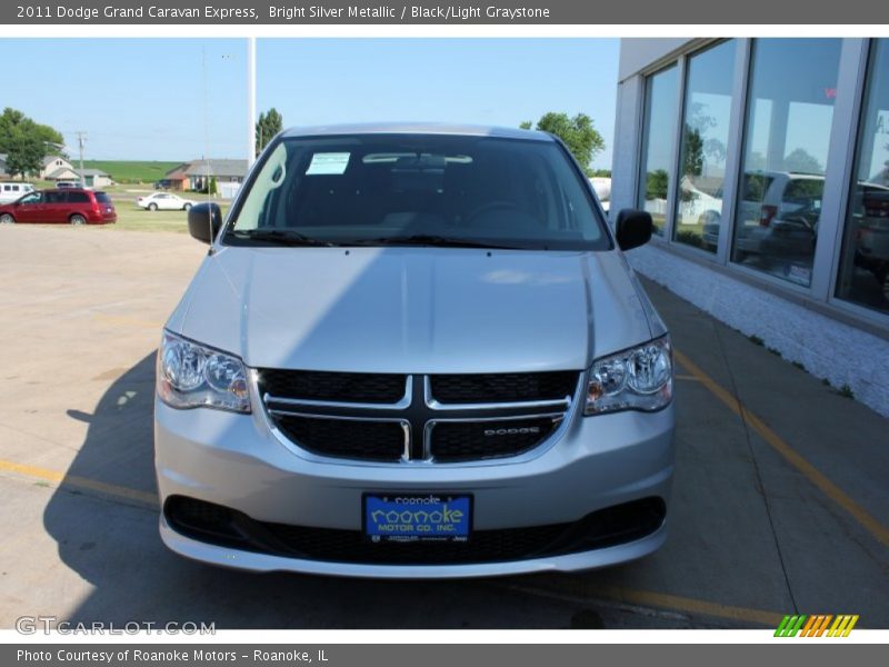 Bright Silver Metallic / Black/Light Graystone 2011 Dodge Grand Caravan Express