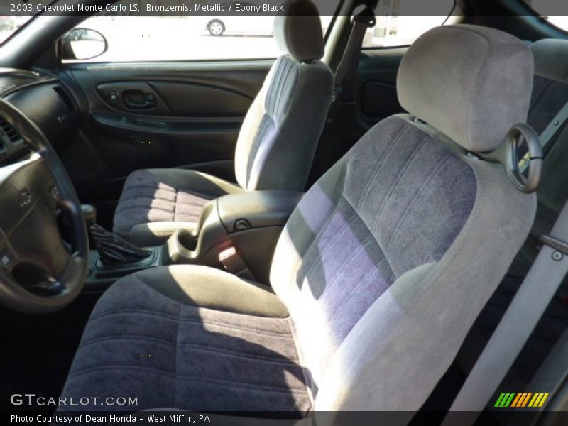 Bronzemist Metallic / Ebony Black 2003 Chevrolet Monte Carlo LS