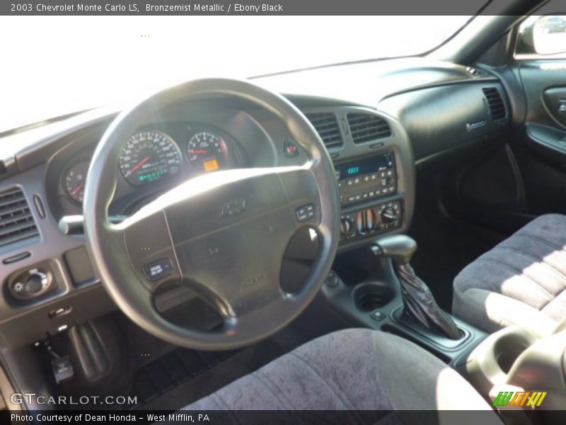 Bronzemist Metallic / Ebony Black 2003 Chevrolet Monte Carlo LS