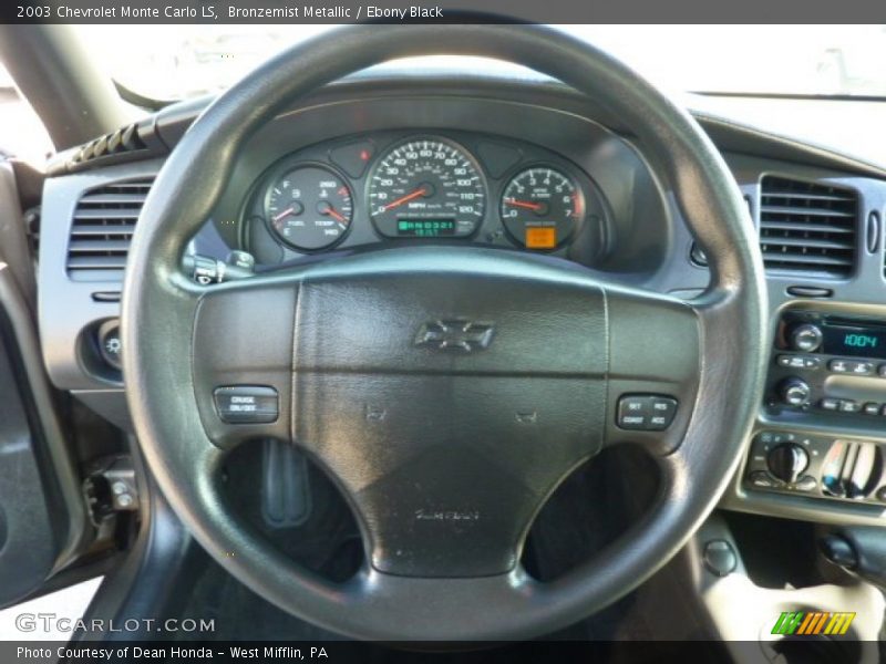 Bronzemist Metallic / Ebony Black 2003 Chevrolet Monte Carlo LS