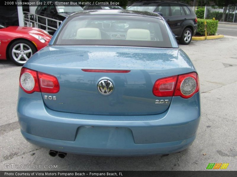 Eismeer Blue Metallic / Cornsilk Beige 2008 Volkswagen Eos 2.0T