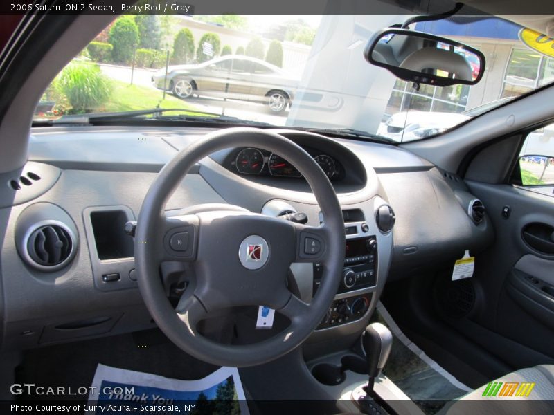 Berry Red / Gray 2006 Saturn ION 2 Sedan