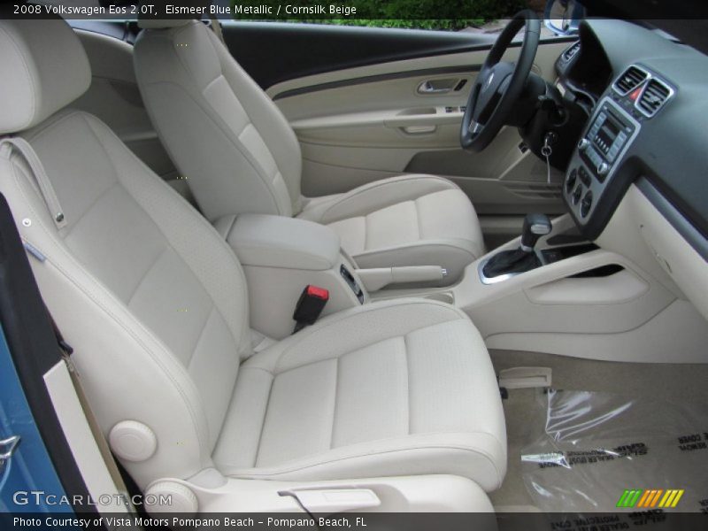 Eismeer Blue Metallic / Cornsilk Beige 2008 Volkswagen Eos 2.0T