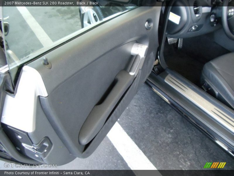 Black / Black 2007 Mercedes-Benz SLK 280 Roadster
