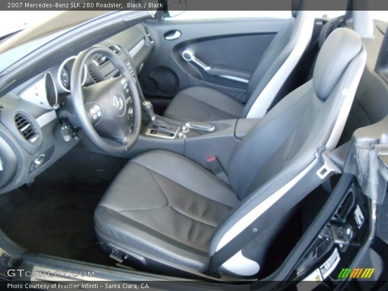  2007 SLK 280 Roadster Black Interior