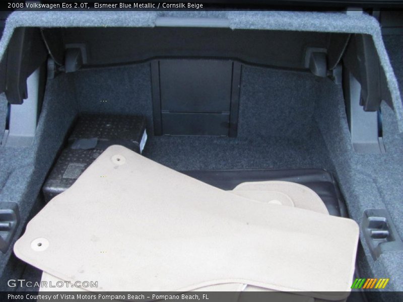 Eismeer Blue Metallic / Cornsilk Beige 2008 Volkswagen Eos 2.0T