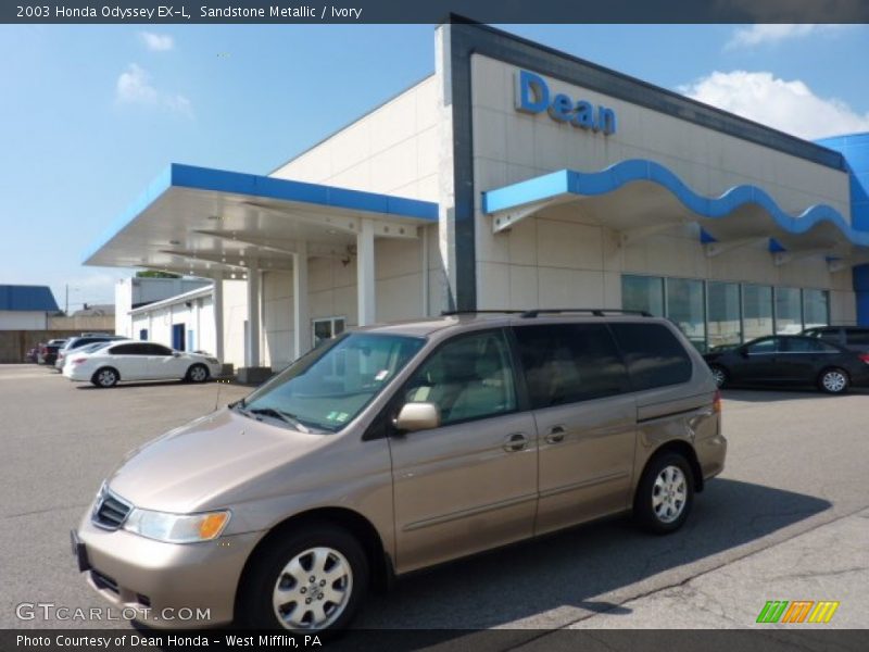Sandstone Metallic / Ivory 2003 Honda Odyssey EX-L