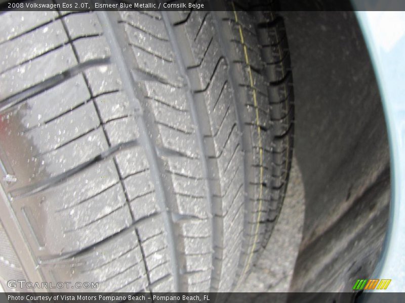 Eismeer Blue Metallic / Cornsilk Beige 2008 Volkswagen Eos 2.0T