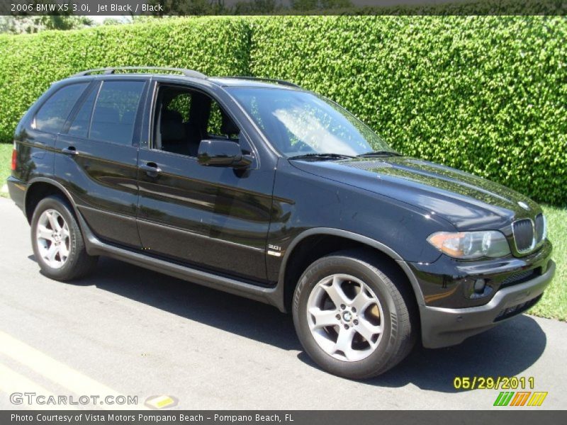 Jet Black / Black 2006 BMW X5 3.0i