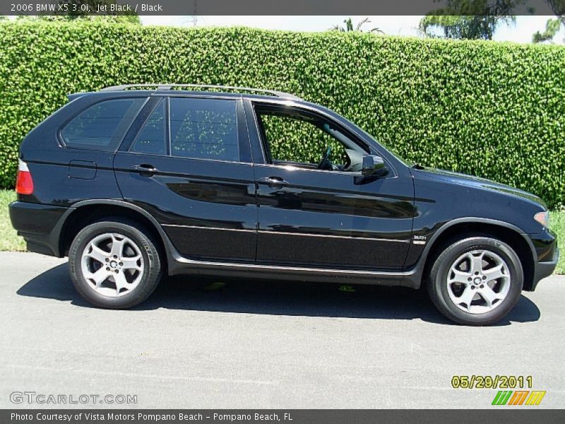 Jet Black / Black 2006 BMW X5 3.0i
