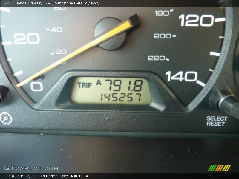 Sandstone Metallic / Ivory 2003 Honda Odyssey EX-L