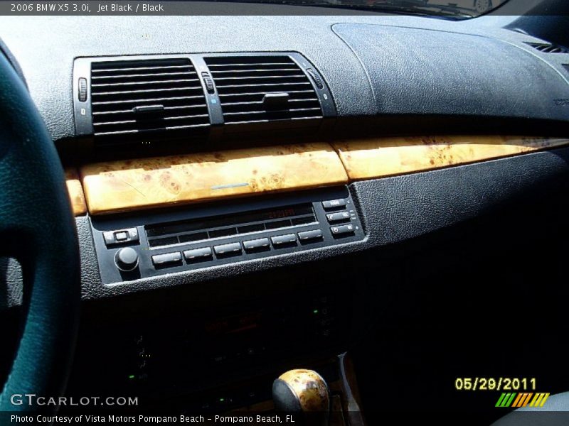 Jet Black / Black 2006 BMW X5 3.0i