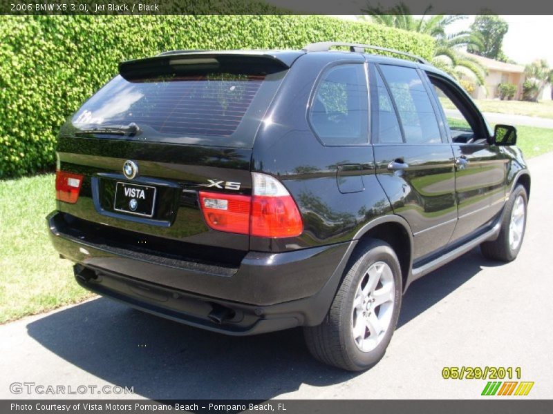 Jet Black / Black 2006 BMW X5 3.0i