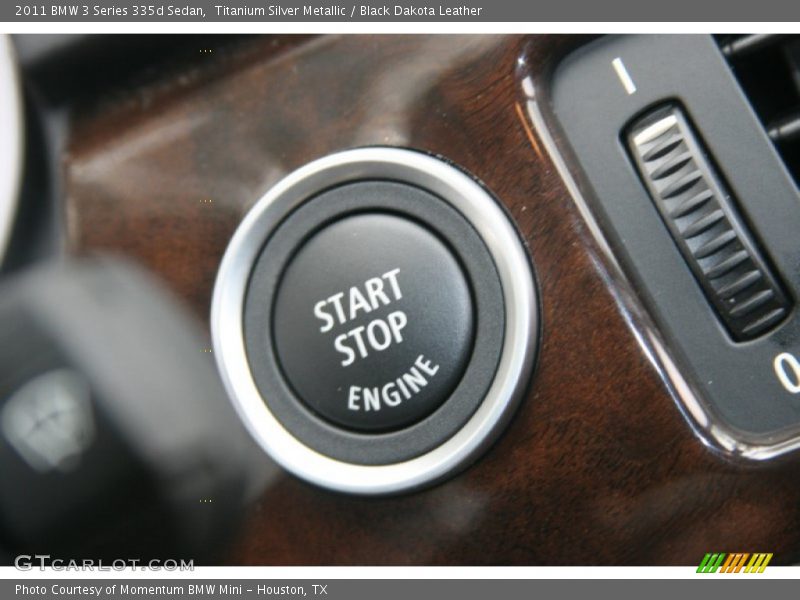 Titanium Silver Metallic / Black Dakota Leather 2011 BMW 3 Series 335d Sedan