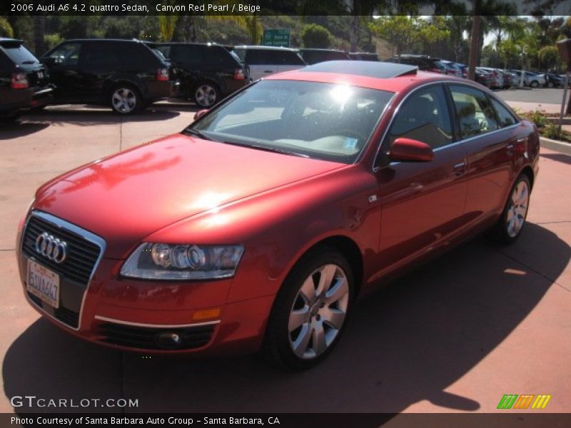 Front 3/4 View of 2006 A6 4.2 quattro Sedan