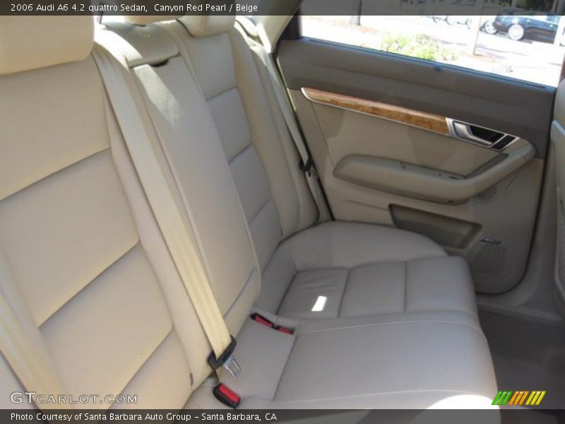 Canyon Red Pearl / Beige 2006 Audi A6 4.2 quattro Sedan