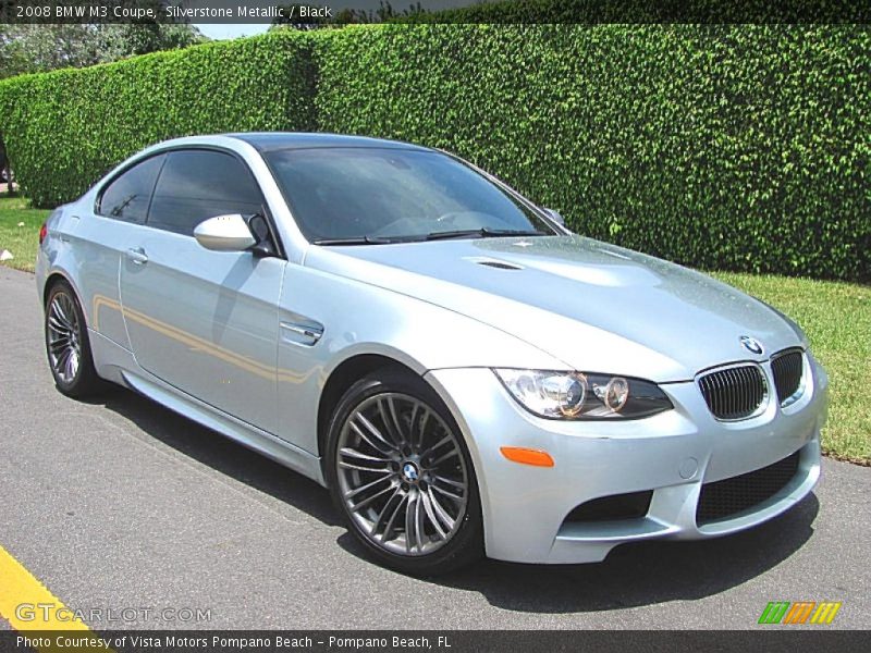 Silverstone Metallic / Black 2008 BMW M3 Coupe