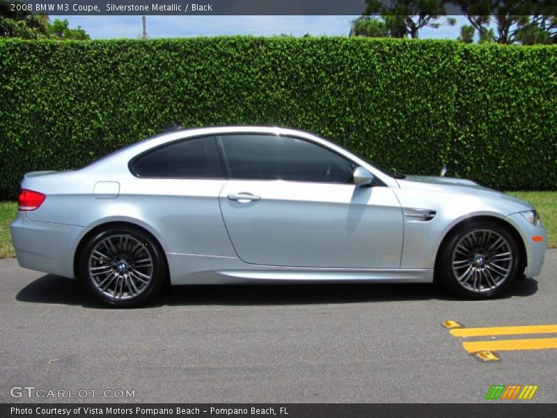 Silverstone Metallic / Black 2008 BMW M3 Coupe