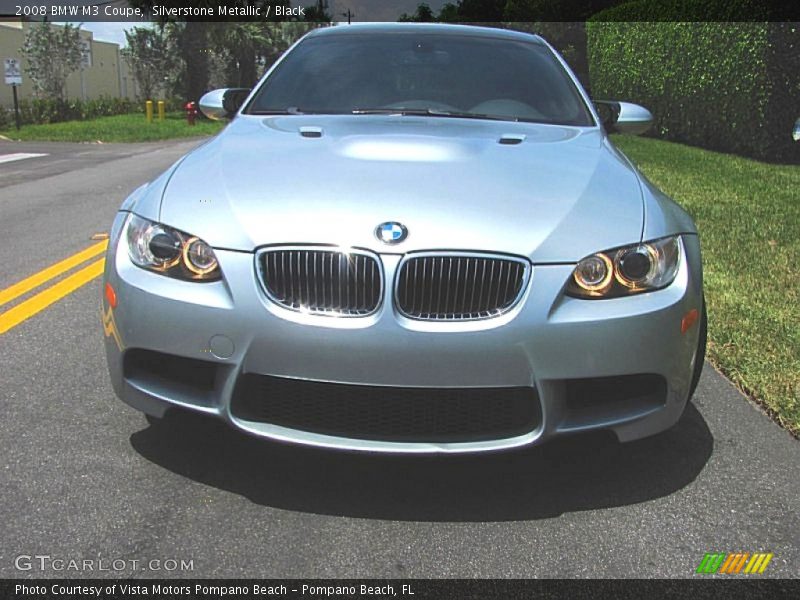 Silverstone Metallic / Black 2008 BMW M3 Coupe