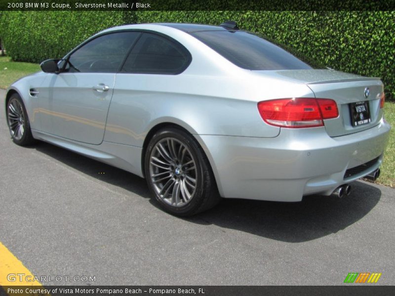 Silverstone Metallic / Black 2008 BMW M3 Coupe