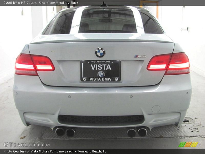 Silverstone Metallic / Black 2008 BMW M3 Coupe