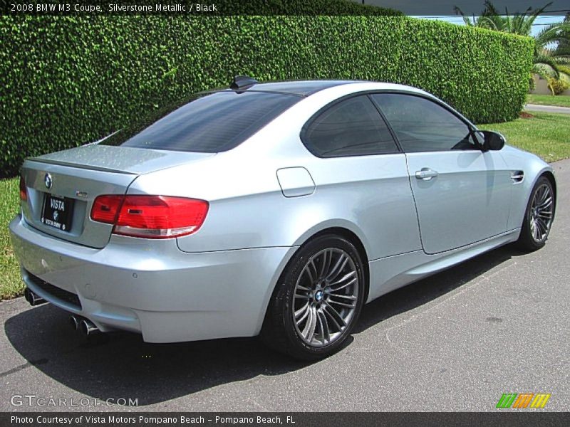 Silverstone Metallic / Black 2008 BMW M3 Coupe