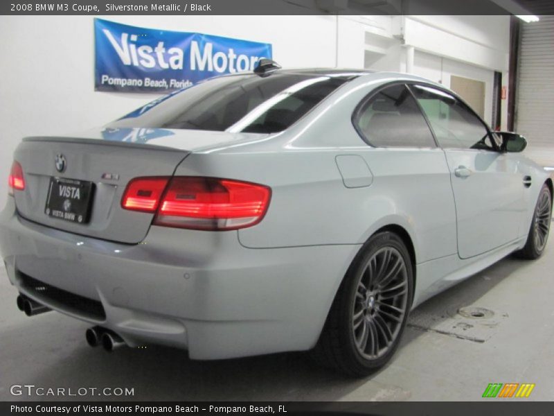 Silverstone Metallic / Black 2008 BMW M3 Coupe